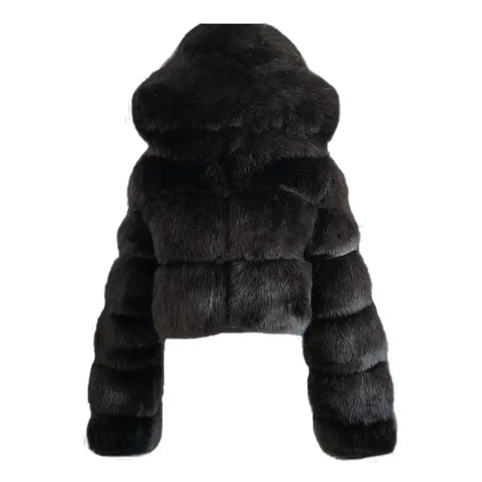 
Large Sizes Elegant Faux Fur Coat Jacket Women New Styles Thick Winter Outerwear Imitation Ladies Fox Fur Jackets Coats 