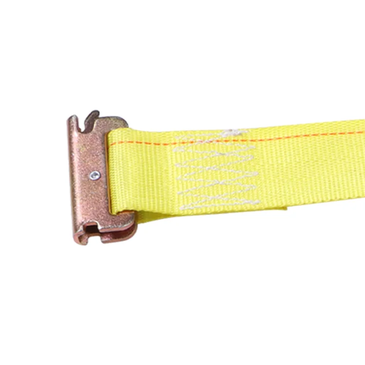 2 inch 4400lbs 50mm Heavy duty polyester E track ratchet tie down strap cargo lashing straps