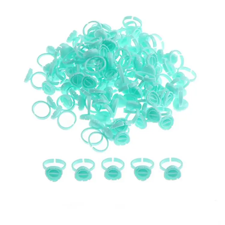 One Second Flowering Eyelash Extension Glue Cup Lash Easy Fan Glue Ring Cup Glue Holder Wholesale Lash Supply Vendor