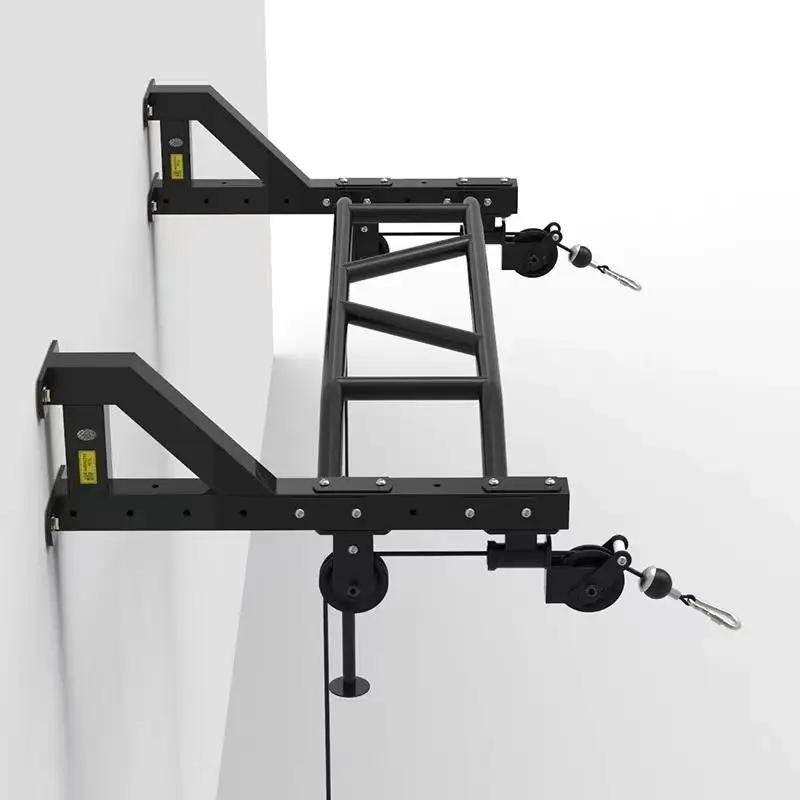 Multifunction strength training pulley block single parallel bars wall mounted Pull up bar Home gym fitness equipment