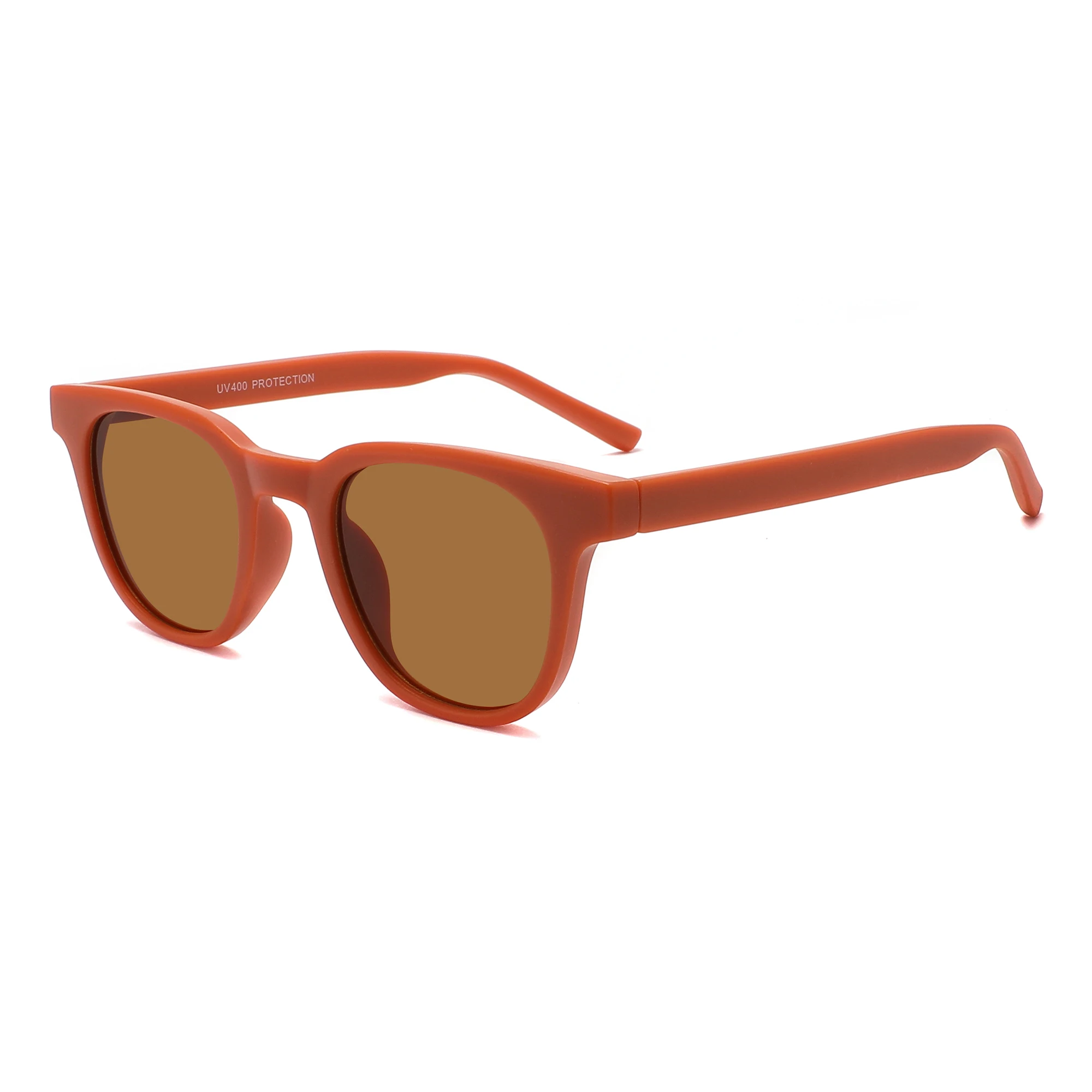 CONCHEN 2024 New Trendy UV400 Matte Kids Sunglasses Sun Glasses Shade Smoke Lens Baby Boys Girls Sunglasses