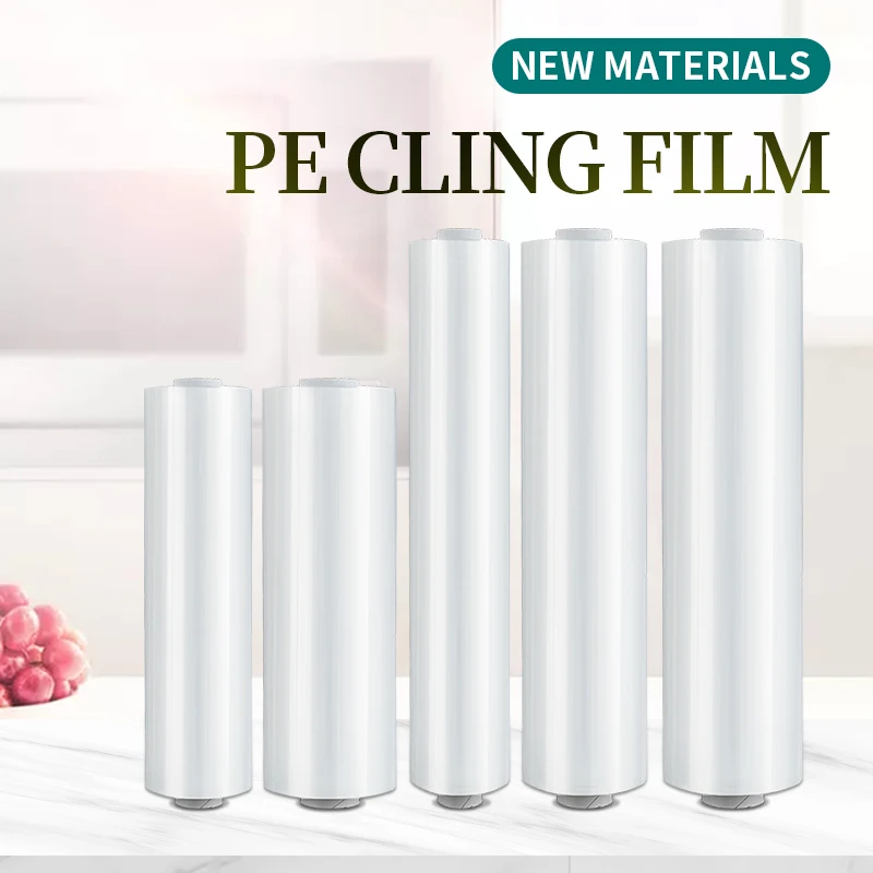Best Selling Transparent Polythene Food Stretch Film 12 Inch 6 kg Packaging Roll