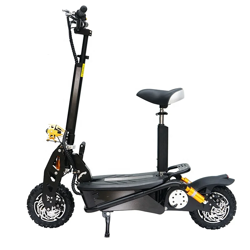 Electronic Scooter 1600W 12inch Folding Scooter Electric Lightweight for Adults