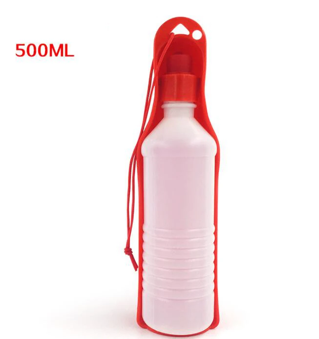 
Hot selling 500ML dog water fountain pet drink bottle feeder 