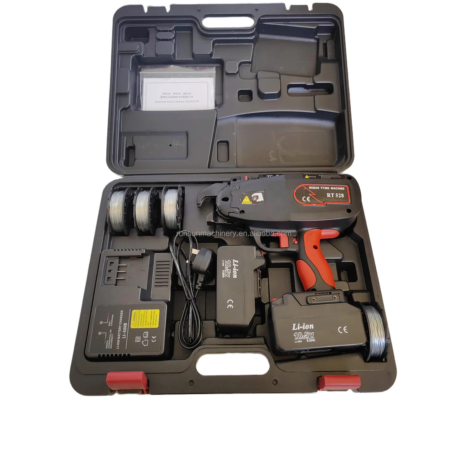 Automatic Rebar Tying Gun with Spool Wire, Wire Tying Test in Factory