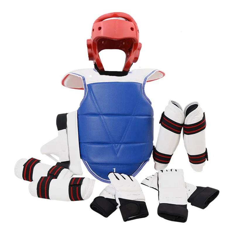 In stock Custom logo sanda body protector taekwondo sparring gear set