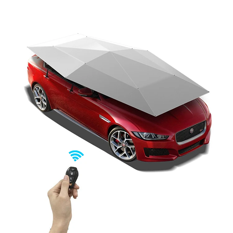 Payung Mobil Ультрафиолетовый тент большого размера на крышу, автомобильные Чехлы, зонт с автоматическим дистанционным управлением, портативный зонт от солнца, автомобильный зонт