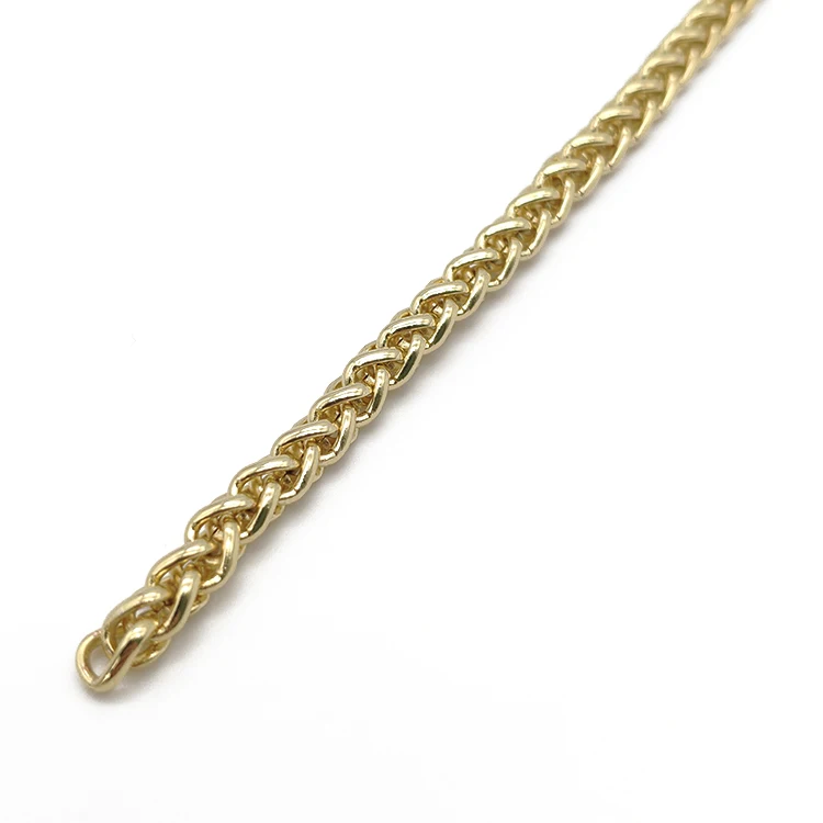 Bag Handles Purse Accessories Decorative Twisted Link Metal 4MM Handbag Chain