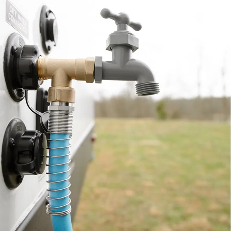 50ft Premium Drinking Fresh Water Hose With Quick Coupling Connectors