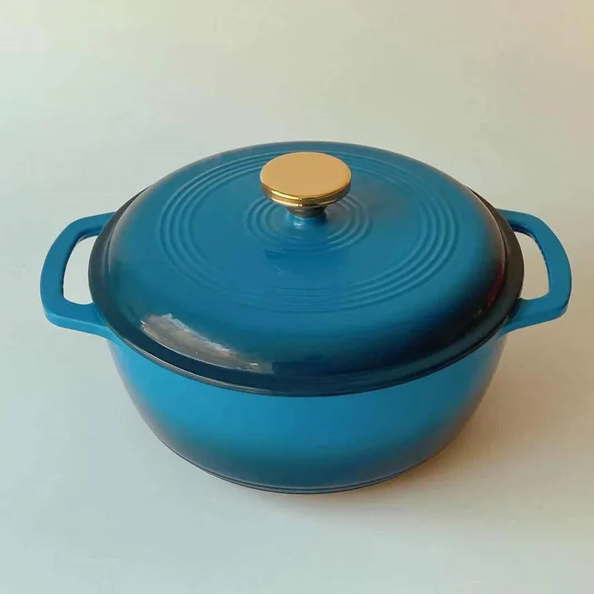 Enameled Cast Iron Dutch Oven Cooking Hot Pots To Keep Food Warm Enameled Dutch Ovens with lid