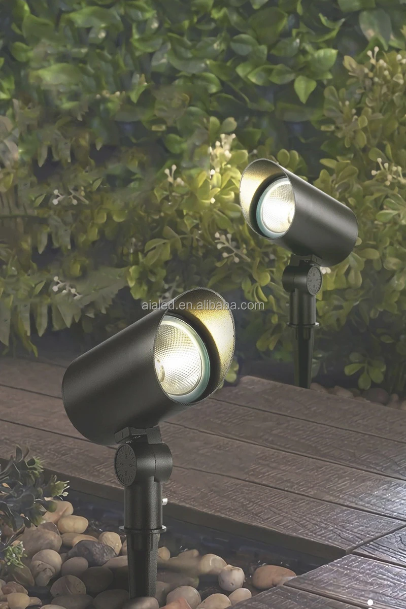 Outdoor led Garden light Road adjustable Lawn Lights spike Exterior Villa park Grass Landscape bollard Lamp