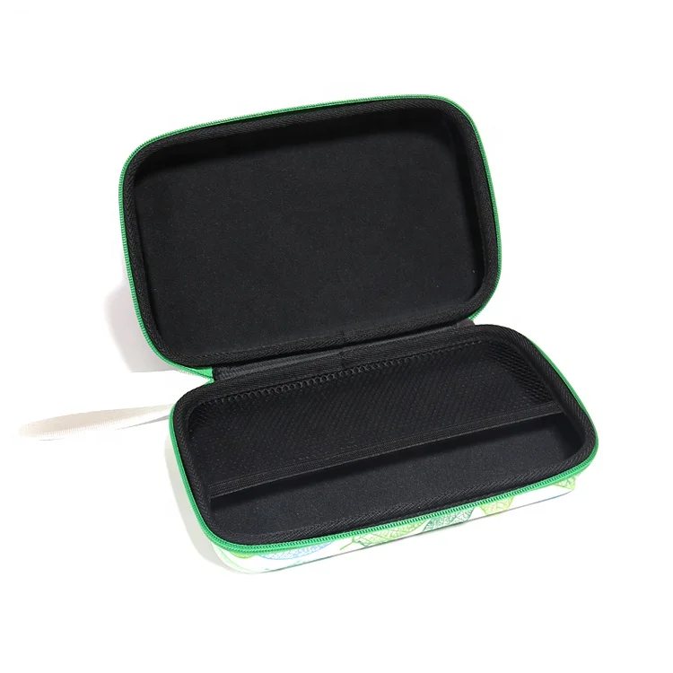 Green Leaf Colorful Printing Travel Portable Water Resistant Carrying Kit for Ticket Passport Banknotes