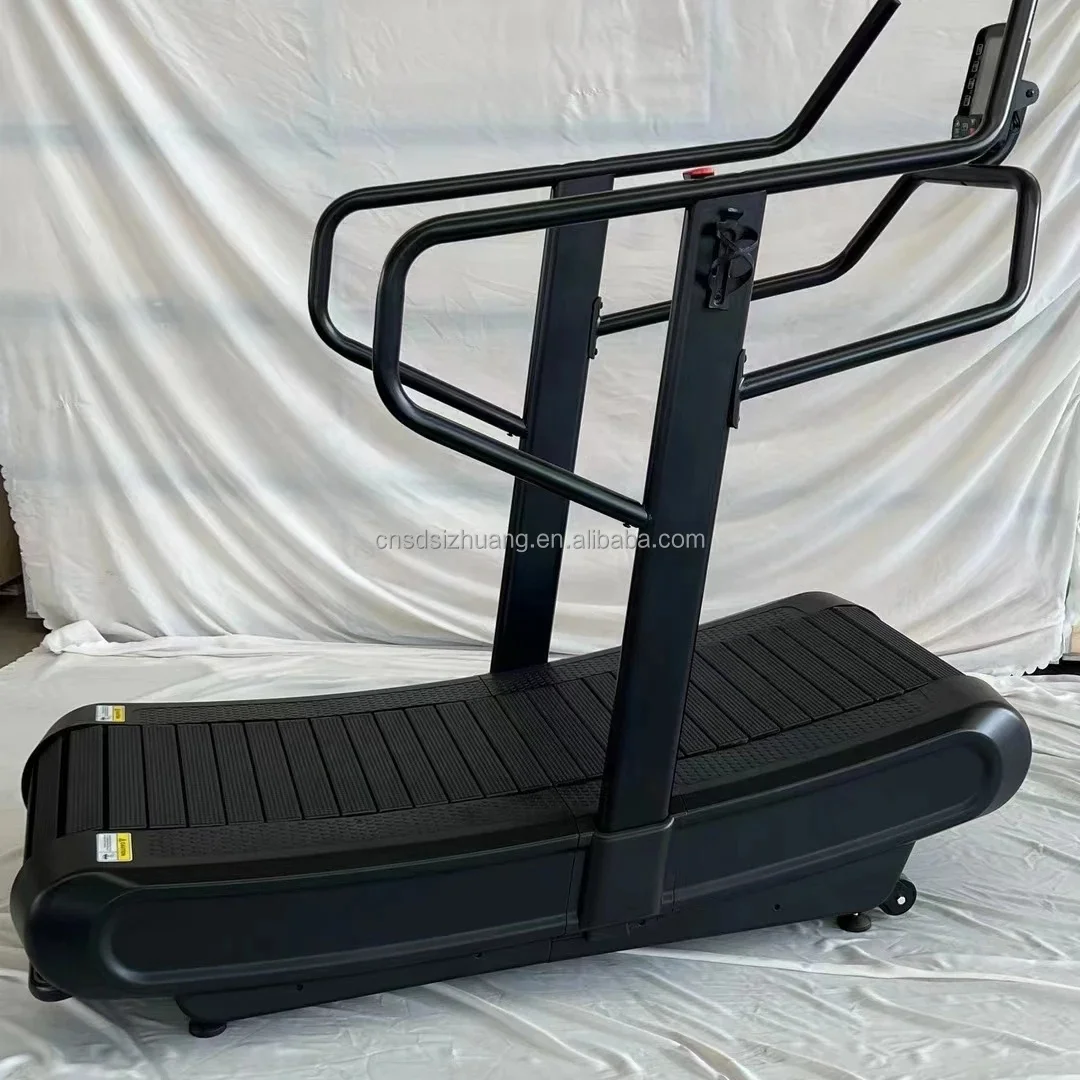Exercise Air Runner Non-Motorized Unpowered Curved Treadmill With Fast Speed Treadmill For Sport Equipment