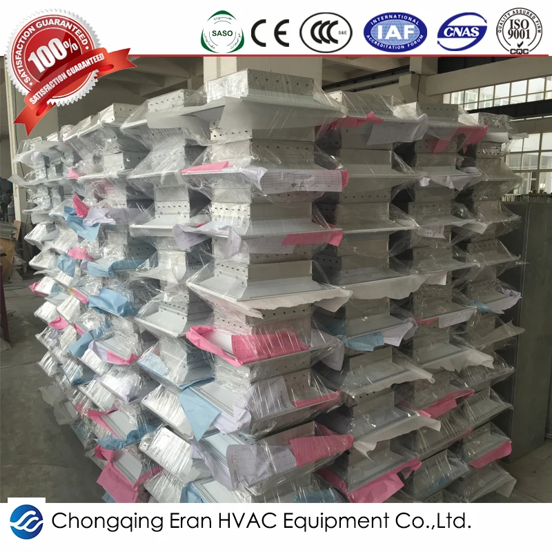 Single Deflection Air Vent Grille With Damper for HVAC Duct