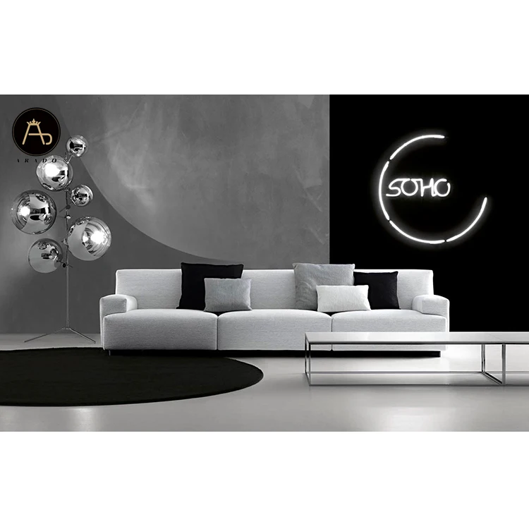  italian style comfort fashionable living room feather filling l shape modern fabric