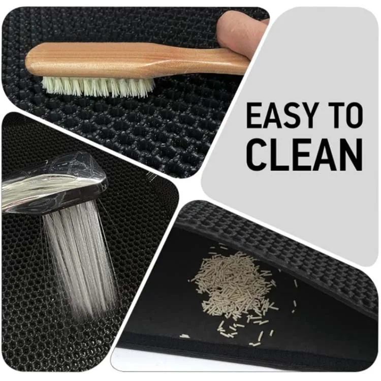 Factory Wholesale Box Double-Layer Trapper Waterproof Pet Cat Litter Mat Double Layer