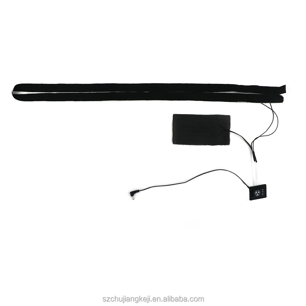 New Design heated gloves system heating pad 7.4 V strip and pad design electric glove heating pad