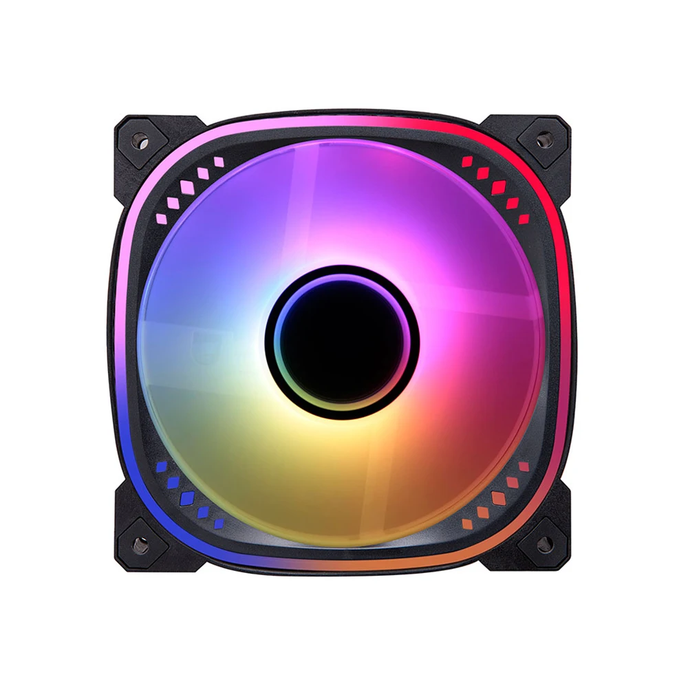 Wholesale Price Motherboard 12V Cooling 120Mm Pc Case 12V 6Pin 25Mm Rgb Cooler With Controller Computer Fan for pc gaming case