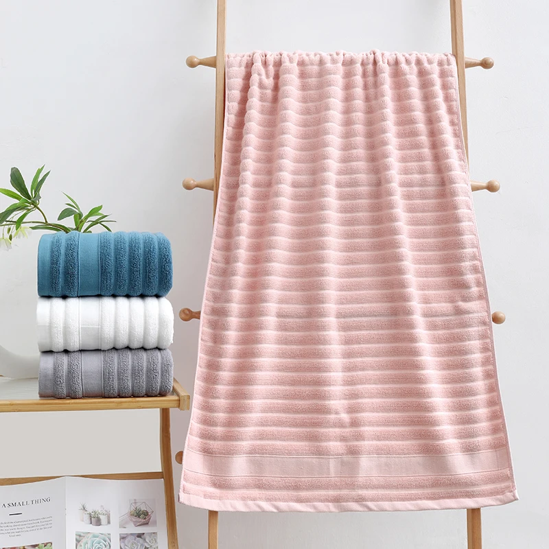 High-End Summer Cotton Bath Towel Quick Drying Absorbent Wrap for the Household for Bath Washcloths