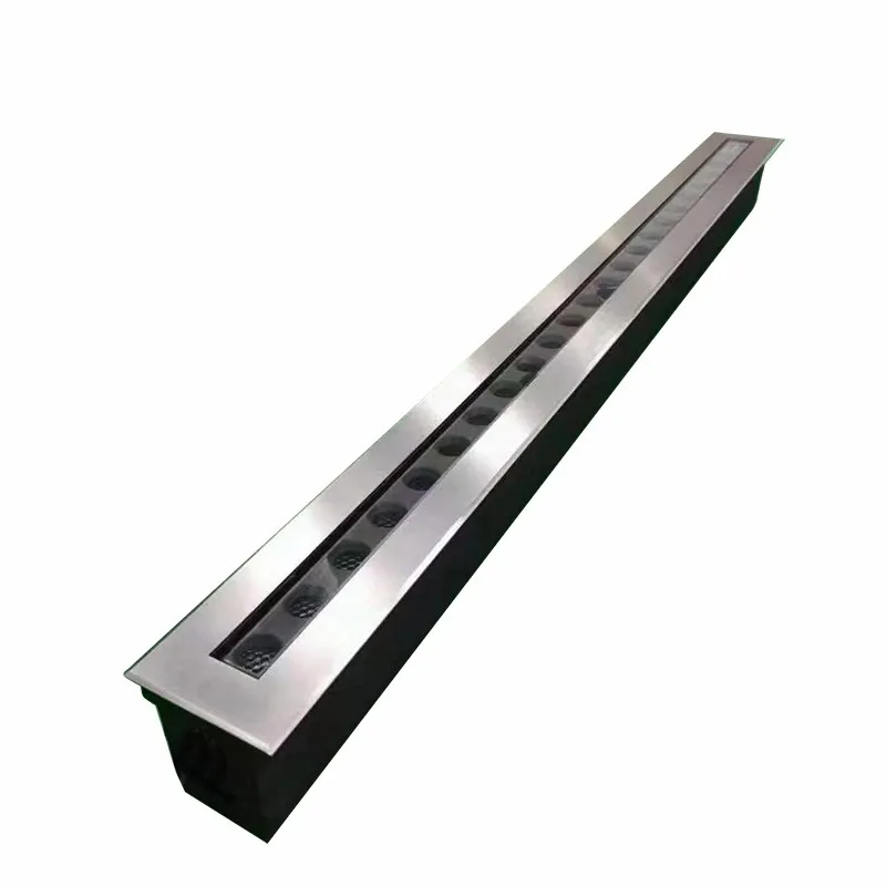 Outdoor decorative LED building lighting projector IP67 waterproof linear facade light 12w - 36w dmx rgbw led wall washer