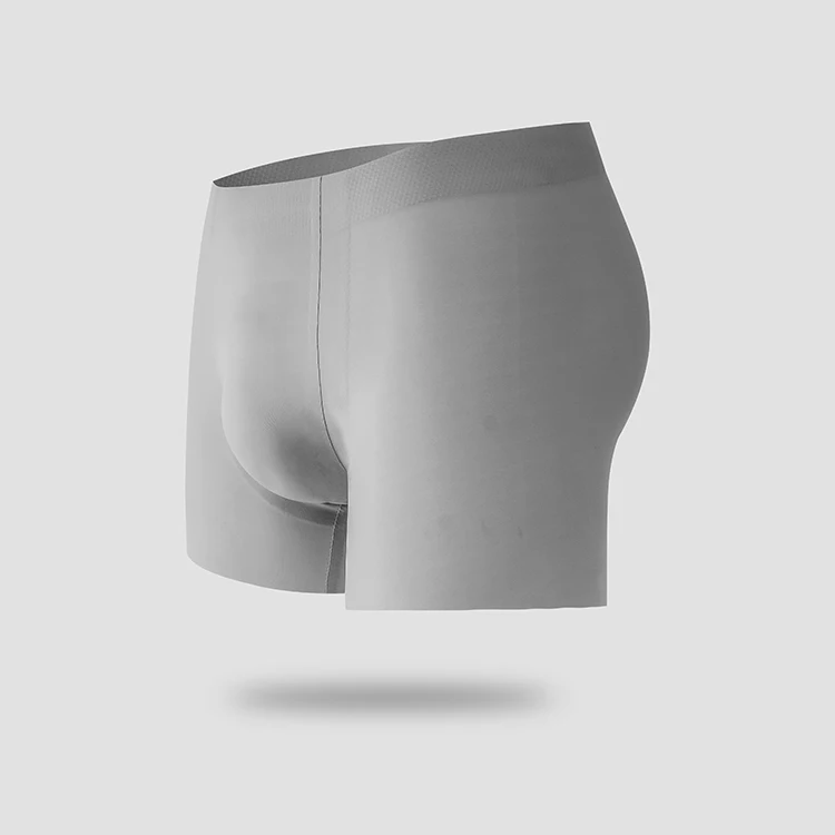 Mens Underwear seamless Boxer Briefs Stretch Ice Silk Custom Designs Logo sports Underwear For Men