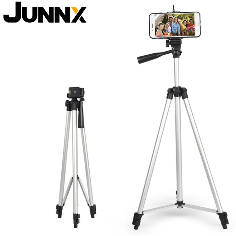 JUNNX 360 Horizontal Adjustable Angle Professional Universal Tablet Smartphone Camera Tripod Stand Holder for DSLR SLR