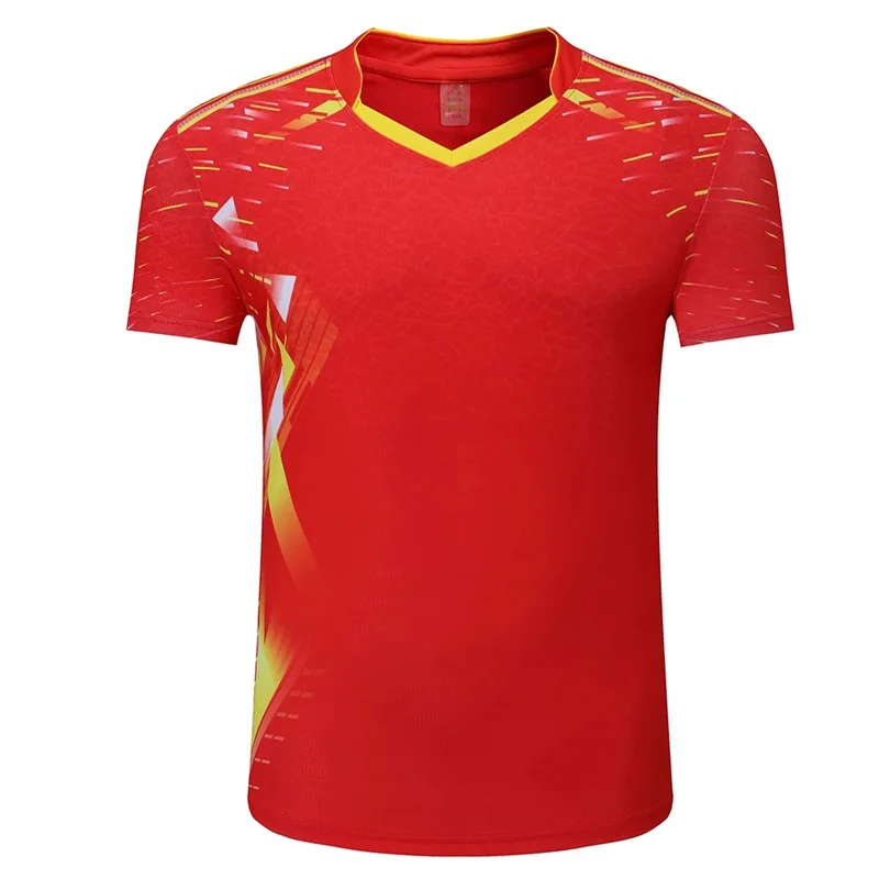 Breathable Quick Dry High Quality Sublimation Jersey Custom Tennis Shirts Men Women Badminton Jersey