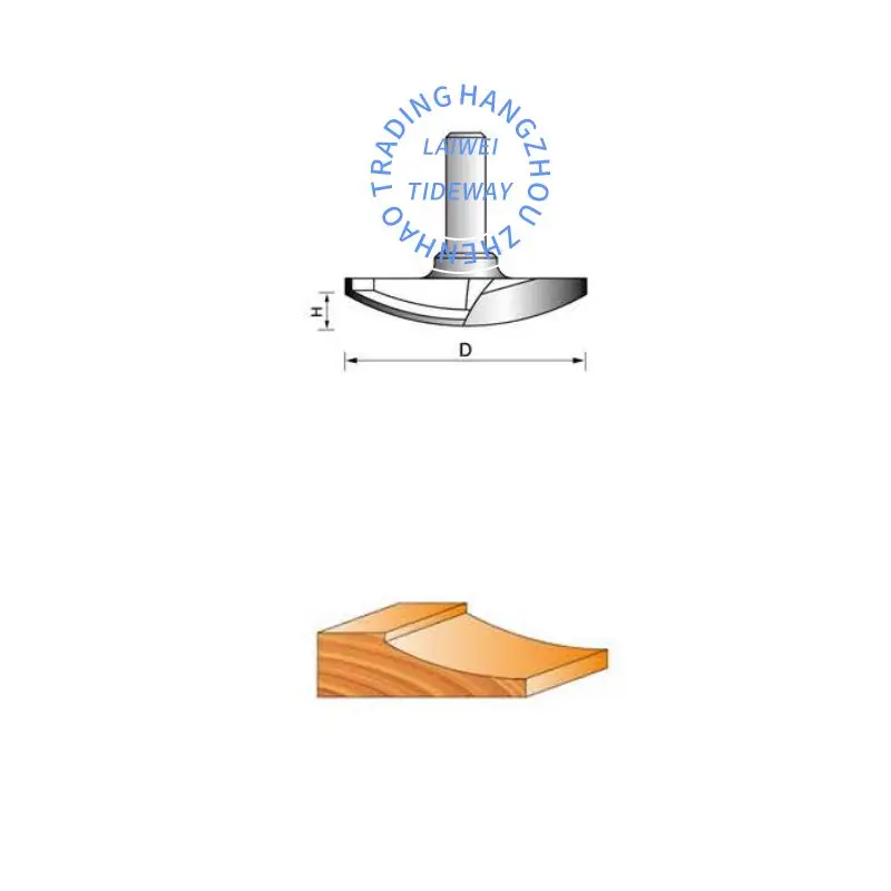 TIDEWAY ZLC1826 CLASSICAL PLUNGE BIT diamond router bit for granite sickle cutter bar hand tool for woodworking bit
