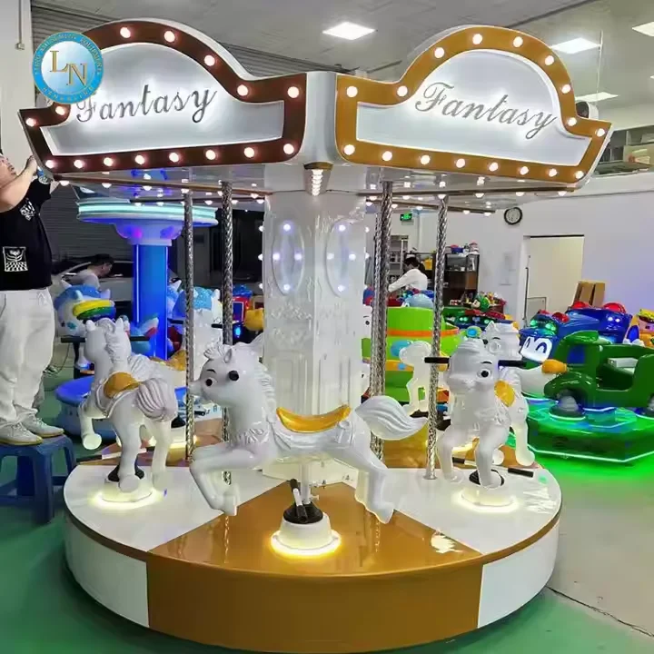 Новый дизайн игры с монетами детская карусель для 3 игроков