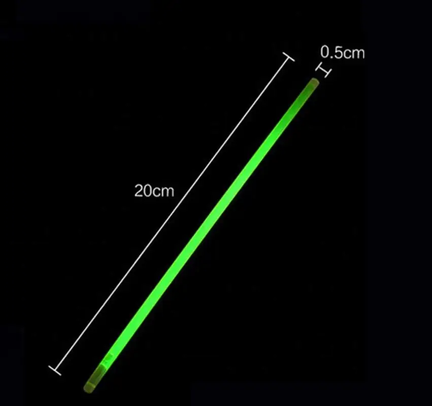 100 Pcs Fluorescent Rods Concert Manufacturer Flash Toys Luminous Led Glow Stick Set