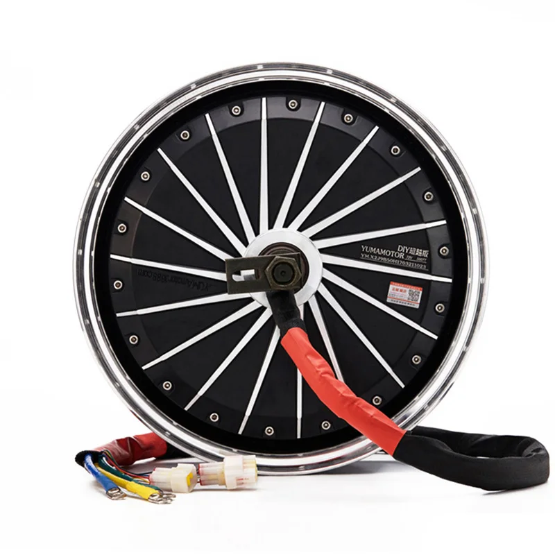 YM MOTOR 13 Inch High Efficiency Brushless Dc Motorcycle Hub Motor  72V 5000W
