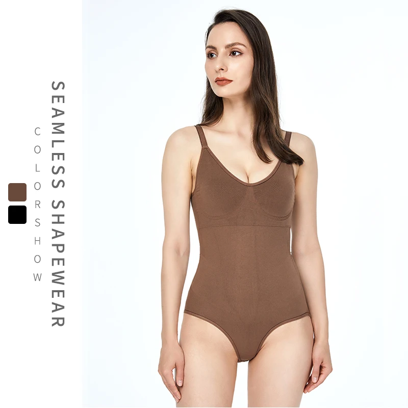 Amazon Top Seller 2022 Women Padded Body Slimming Lingerie Bodysuits Corset Shaper Shapewear
