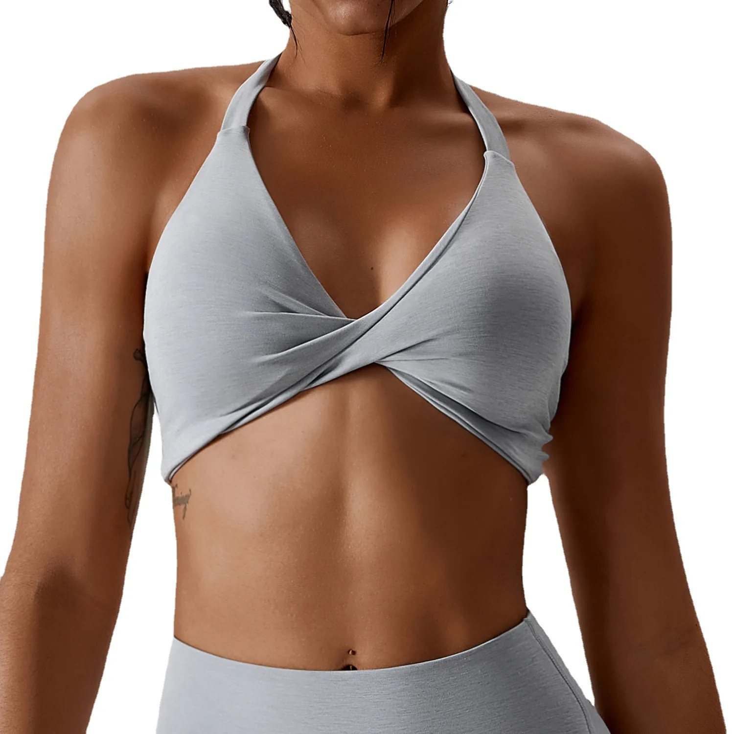Wholesale Training Gym Bra And Pants Seamless  78%Nylon 22%Spandex Fitness Yoga Sets