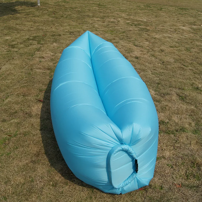 
Easy Open Outdoor Camping Inflatable Lounger Air Chair Lazy Sofa Bed With Carry Bag 