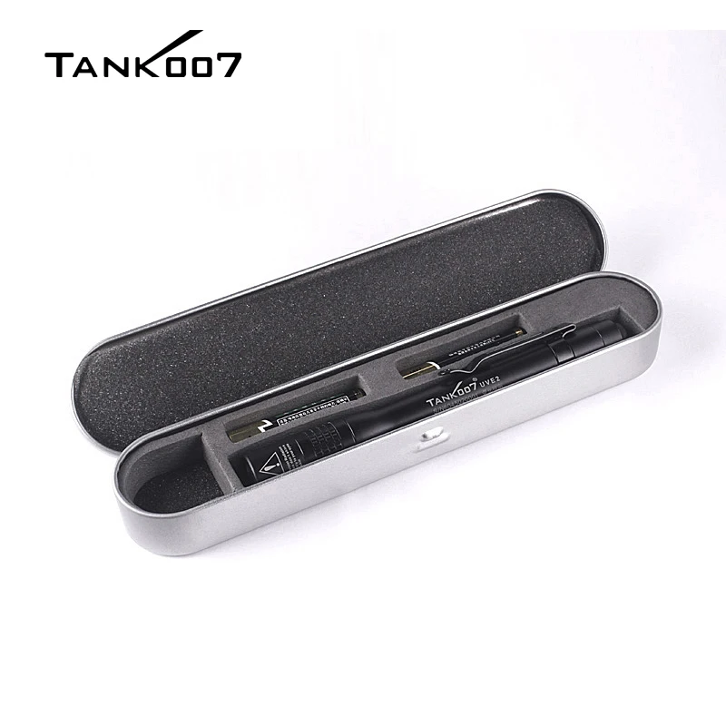 Tank007 EDC ultraviolet flashlight LED pen uv torch Portable Fluorescent Detection medical blacklight torch uv flash light
