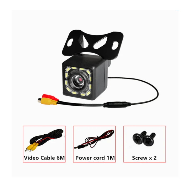 Car Reverse Camera HD Night Vision Rear View Camera 170 Wide Angle Backup Parking Camcorder Highly Waterproof Reversing Monitor