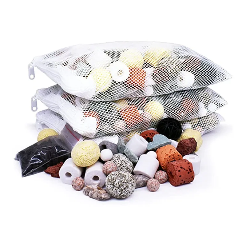 Hot Sale 12 in 1 Aquarium Filter Media  Ceramic Bio Balls Bio Filter Media Bio Ceramic Rings Bio Media for Aquarium Filter