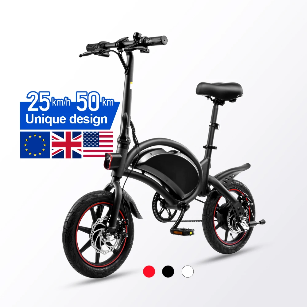 EU Warehouse Dropshipping 14 Inch Tyres Offroad Electric Bike 400W Motor 45km/h Range Electric Bike Ebike Factory Supplies