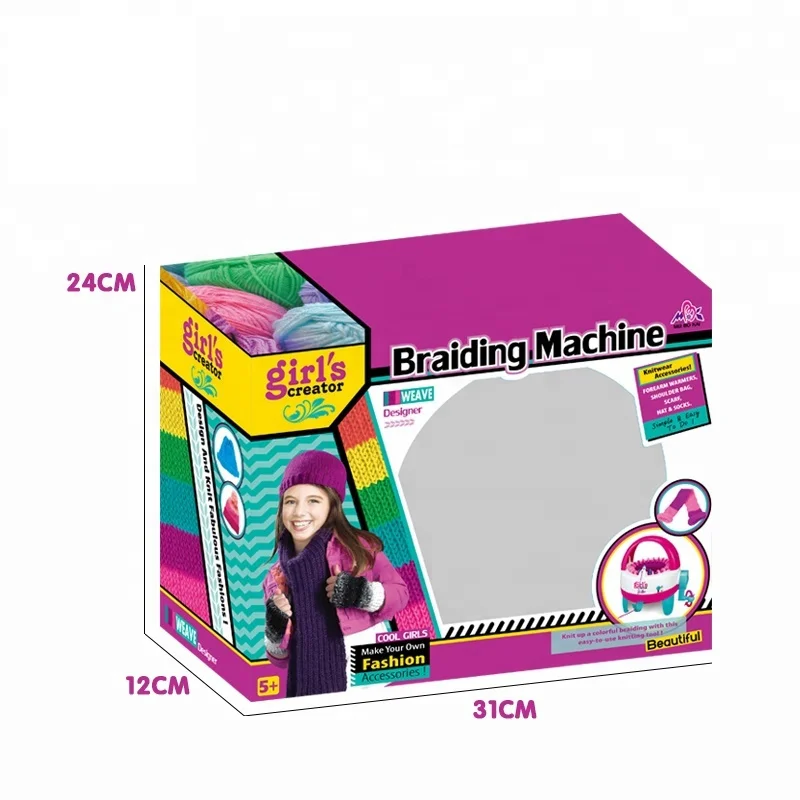 Высокое качество для девочек плетение игрушки Швейные вязальные машины детей
