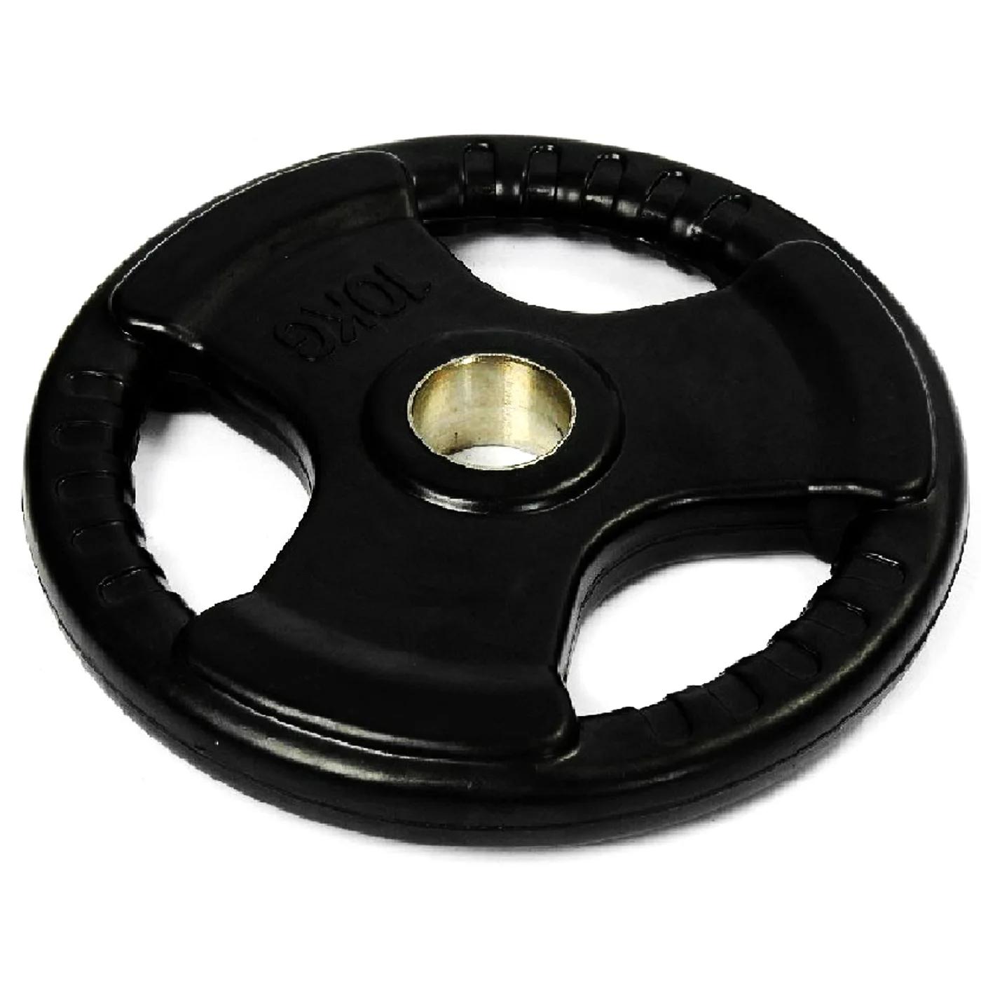 
New Design 10kg Black Rubber Cast Iron Barbell Plates Custom Made Fitness Gym Workout Equipment 