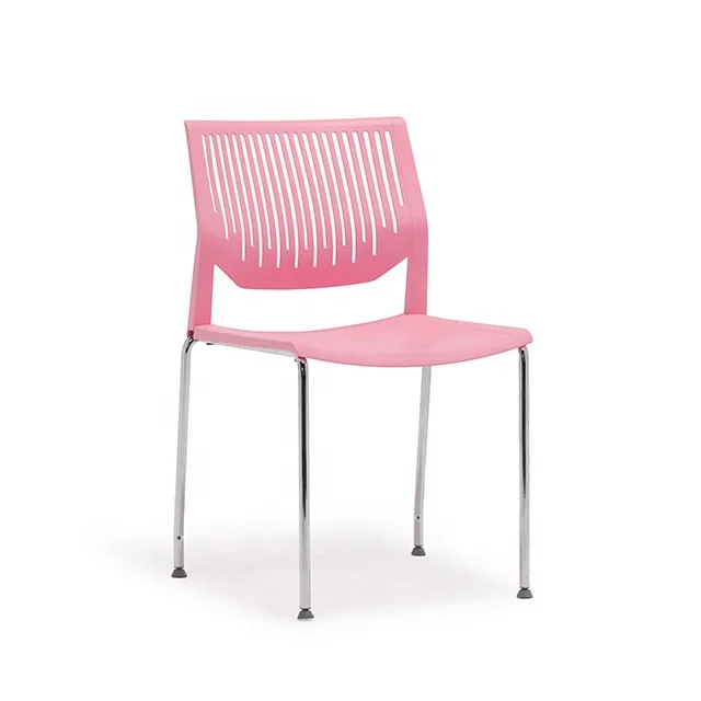 Cheemay Waterproof Portable Plastic Dining Chair,Outdoor Event Furniture Available in Pink Color