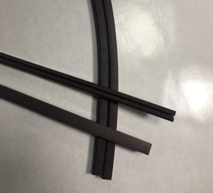 customized rubber magnetic strip for car curtain door sealing