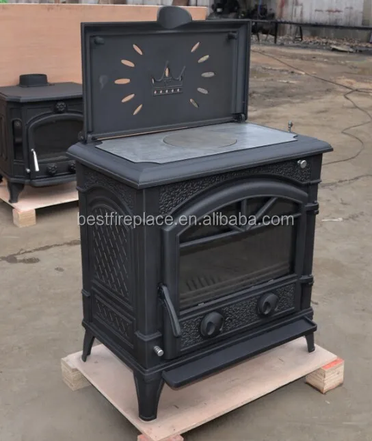 Household wood burning stove cast iron wood cook stove with oven stove