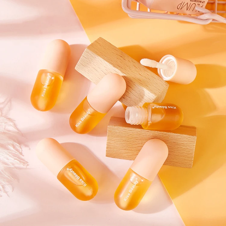 
Special packaging Clear Moisturizing Oil Lip Gloss Lip Enhance Plumper 
