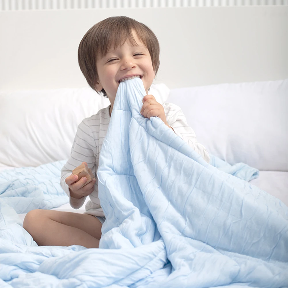 
Sunveno Baby Blankets Newborn Muslin Quilts Receiving Blankets Super Soft Bedding Sets for Bedding Crib Stroller 