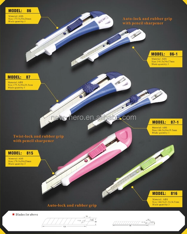 K смолы мягкая ручка 18 мм отламывающимся бумагорезательная мшина и студенческая Канцелярия резак офис режущий нож