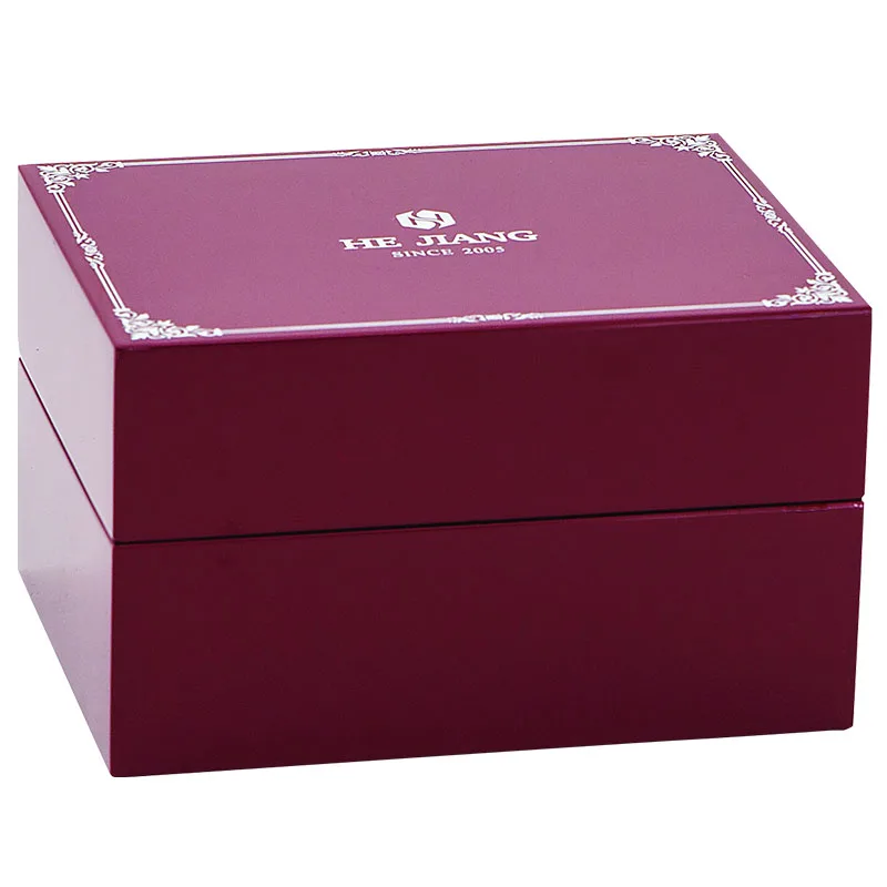 Factory luxury wooden watch box Leather watch box custom logo  watch display box