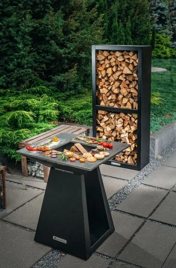 Антикварная жаропрочная плита для барбекю с газовой горелкой