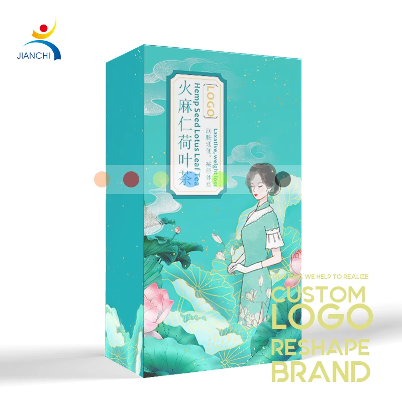 Healthcare Product Hemp Seed Lotus Leaf Tea  With Private Label Laxative and Weight Loss Tea