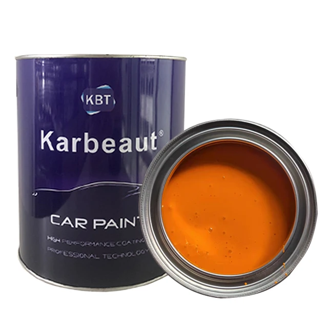 1K Car Paint Manufacturers Excellent Transparent Yellow For Mixing Paint Auto Refinish Paint